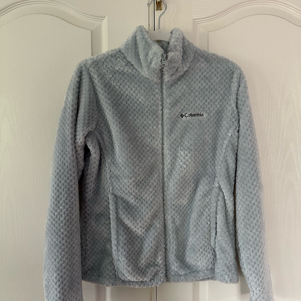 Columbia M Ice Blue Fleece Jacket